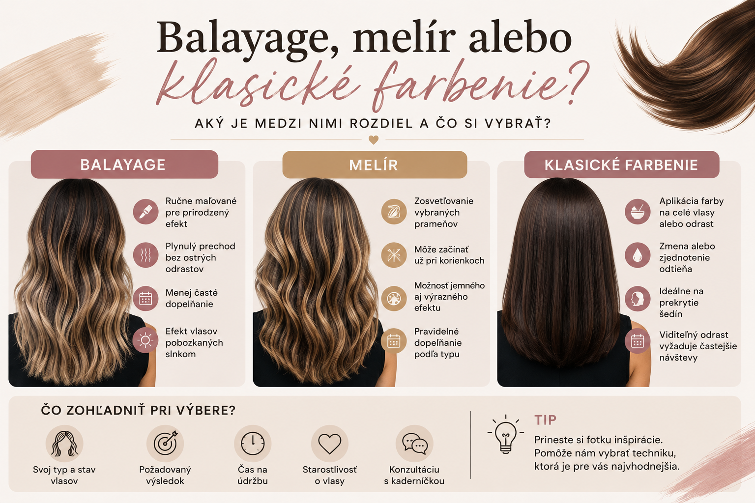 Balayage, melír vagy klasszikus hajfestés? Mi a különbség, és melyiket válaszd?